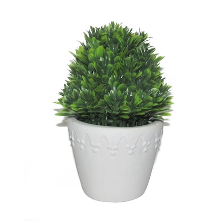 Jeco 7 in. Artificial Topiary Tree HD-BT010